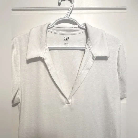GAP Retro Ribbed Polo Shirt - Picture 2 of 8